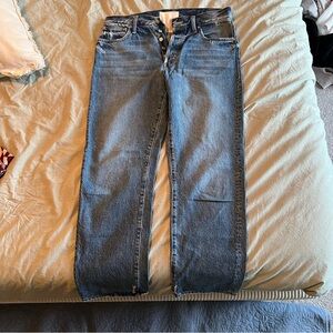 MOTHER Blue Ankle & Cropped Jeans